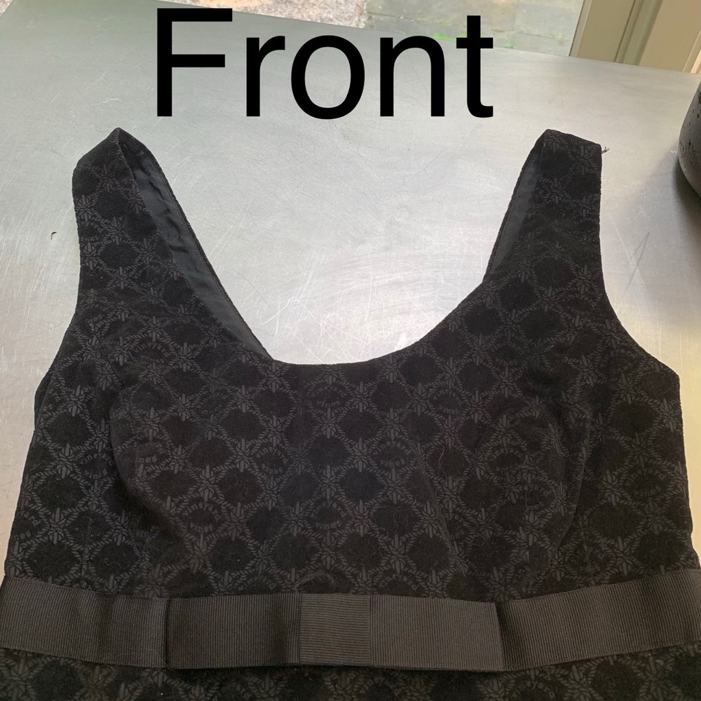 Vineyard Vines Black Velvet Dress Size 4